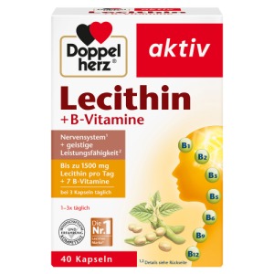 Abbildung: Doppelherz aktiv Lecithin + B-Vitamine, 40 St.