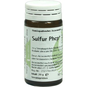 Sulfur PHCP Globuli, 20 g
