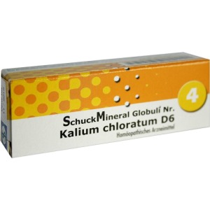 Schuckmineral Globuli 4 Kalium chloratum, 7,5 g