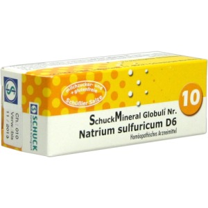 Abbildung: Schuckmineral Globuli 10 Natrium sulfuri, 7,5 g