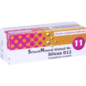 Schuckmineral Globuli 11 Silicea D12, 7,5 g