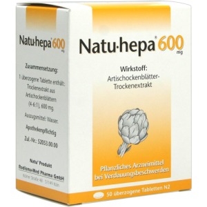 NATU HEPA 600 mg überzogene Tabletten, 50 St.
