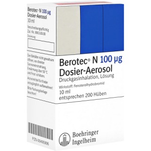 Berotec N 100 µg Dosieraerosol, 10 ml