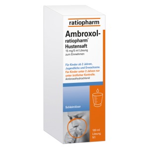 Abbildung: Ambroxol ratiopharm Hustensaft, 100 ml