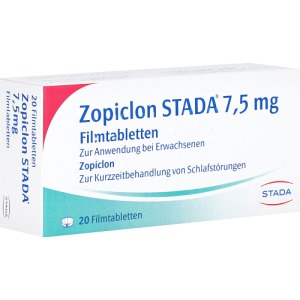 Zopiclon Stada 7,5 mg Filmtabletten, 20 St.