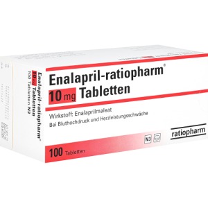 Enalapril-ratiopharm 10 mg Tabletten, 100 St.