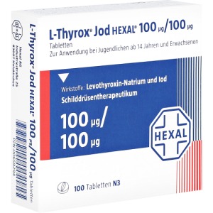 L-thyrox Jod Hexal 100/100 Tabletten, 100 St.