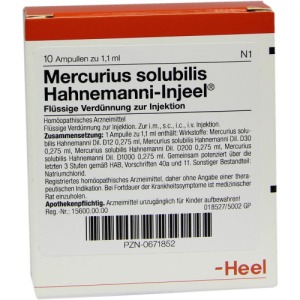 Mercurius Solubilis Injeel Hahnemanni Am, 10 St.