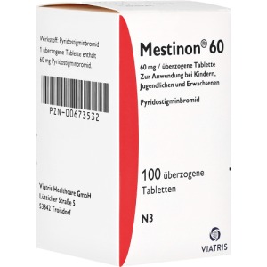 Mestinon 60 mg überzogene Tabletten, 100 St.