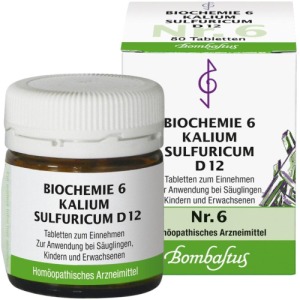 Biochemie 6 Kalium sulfuricum D 12 Table, 80 St.