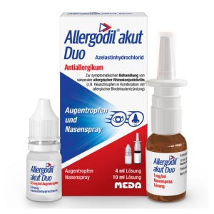 Abbildung: Allergodil Akut Duo Kombipackung  bei Allergien, 1 St.