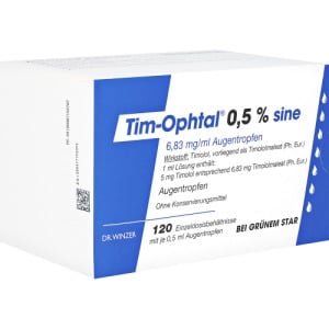 TIM Ophtal 0,5% sine Augentropfen, 120 x 0,5 ml