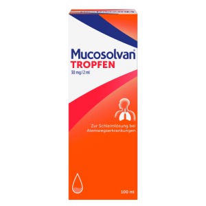 Abbildung: Mucosolvan Tropfen 30 mg/2 ml, 100 ml