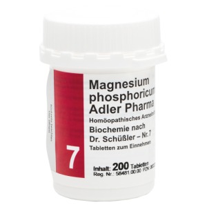 Abbildung: Biochemie Adler 7 Magnesium phosphoricum, 200 St.
