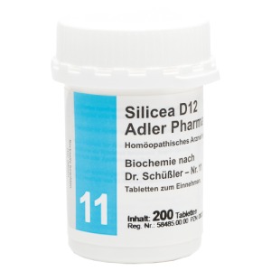 Abbildung: Biochemie Adler 11 Silicea D 12 Tablette, 200 St.