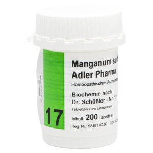 Abbildung: Biochemie Adler 17 Manganum sulfuricum D, 200 St.