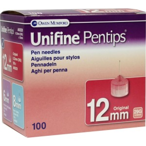 Unifine Pentips Kanüle 29 G 12 mm