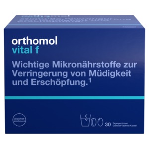 Abbildung: orthomol vital f 30 Granulat/Tablette/Kapsel Grapefruit, 30 St.