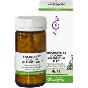 Abbildung: Biochemie 12 Calcium sulfuricum D 12 Tab, 200 St.