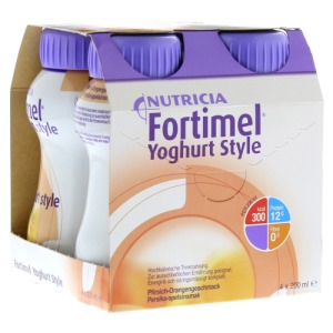 Abbildung: Fortimel Yoghurt Style Pfirsich Orangege, 4 x 200 ml