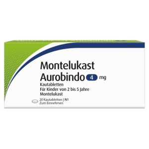 Montelukast Aurobindo 4 mg Kautabletten 20 St