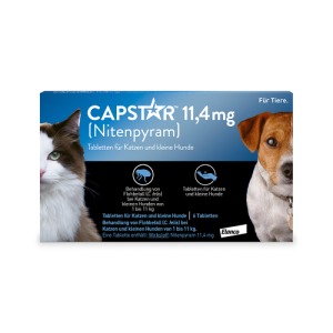 Abbildung: Capstar 11,4 mg Tabletten f.Katzen/klein, 6 St.