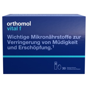 Abbildung: orthomol vital f 30 Trinkfläschchen/Kapsel, 30 St.