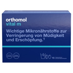 Abbildung: orthomol vital m 15 Granulat/Tablette/Kapseln Orange, 1 St.