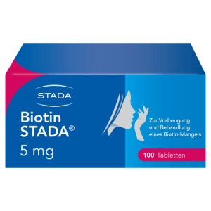 Abbildung: Biotin Stada 5 mg Tabletten, 100 St.