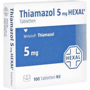 Thiamazol 5 mg HEXAL Tabletten, 100 St.