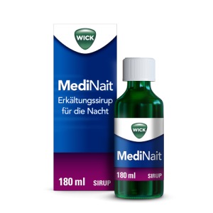 Abbildung: WICK MediNait Erkältungssirup für die Nacht, 180 ml