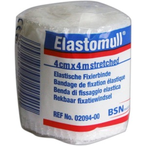 Abbildung: Elastomull 4mx4cm 2094 elastische Fixierbinde, 1 St.