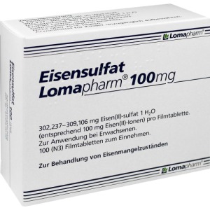 Abbildung: Eisensulfat Lomapharm 100 mg Filmtablett, 100 St.