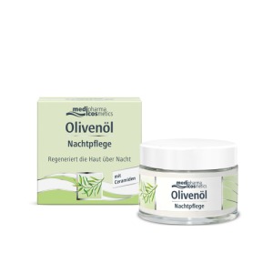 Abbildung: Medipharma Olivenöl Nachtpflege Creme, 50 ml