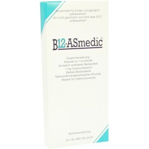 Abbildung: B12 Asmedic Ampullen, 10 x 1 ml