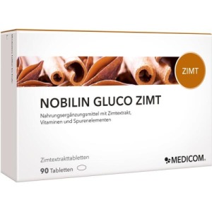 Abbildung: Nobilin Gluco Zimt Tabletten, 90 St.