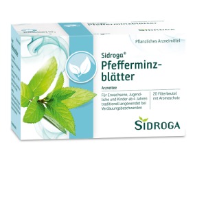 Abbildung: Sidroga Pfefferminzblätter Tee Filterbeutel, 20 x 1,5 g