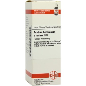 Abbildung: Acidum Benzoicum E Resina D 3 Dilution, 20 ml
