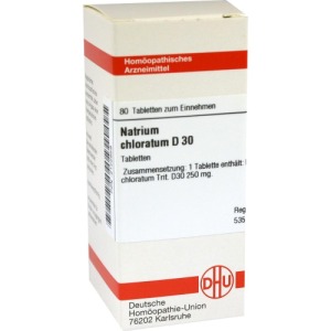 Abbildung: Natrium Chloratum D 30 Tabletten, 80 St.