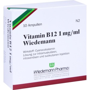 Abbildung: Vitamin B12 Wiedemann 1 mg/ml Injektions, 10 St.