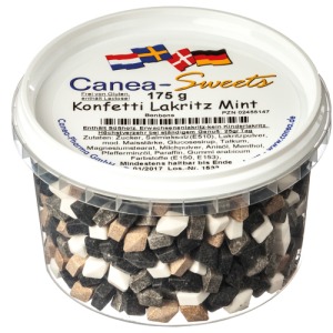 Abbildung: Konfetti Lakritz Mint Canea-Sweets, 175 g