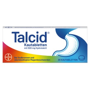 Abbildung: Talcid Tablette 0,5 G, 20 St.