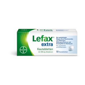 Abbildung: Lefax extra Kautabletten: Hilfe bei Blähungen, 50 St.