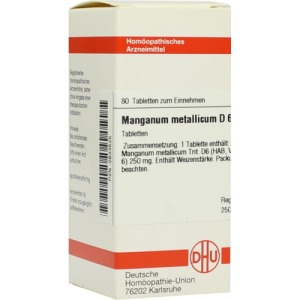 Abbildung: Manganum Metallicum D 6 Tabletten, 80 St.