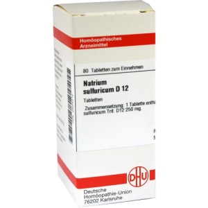 Abbildung: Natrium Sulfuricum D 12 Tabletten, 80 St.