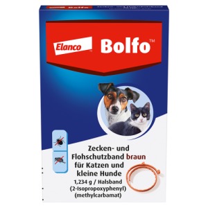 Abbildung: Bolfo Flohschutzband Braun für kleine Hunde, 1 St.