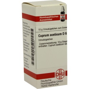 Cuprum Aceticum D 6 Globuli 10 g