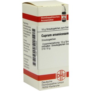 Cuprum Arsenicosum D 10 Globuli 10 g