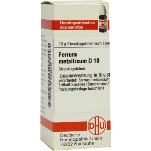 Ferrum Metallicum D 10 Globuli 10 g