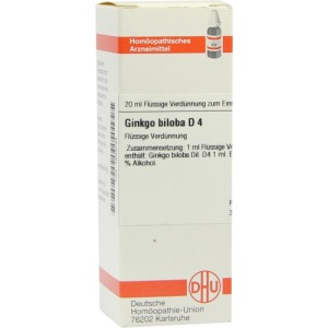Ginkgo Biloba D 4 Dilution 20 ml